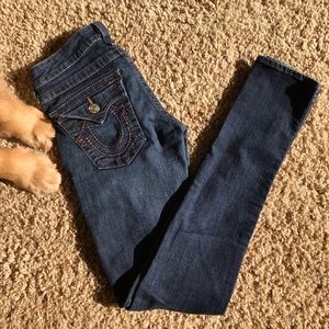 True Religion Dark Wash Skinny Jeans